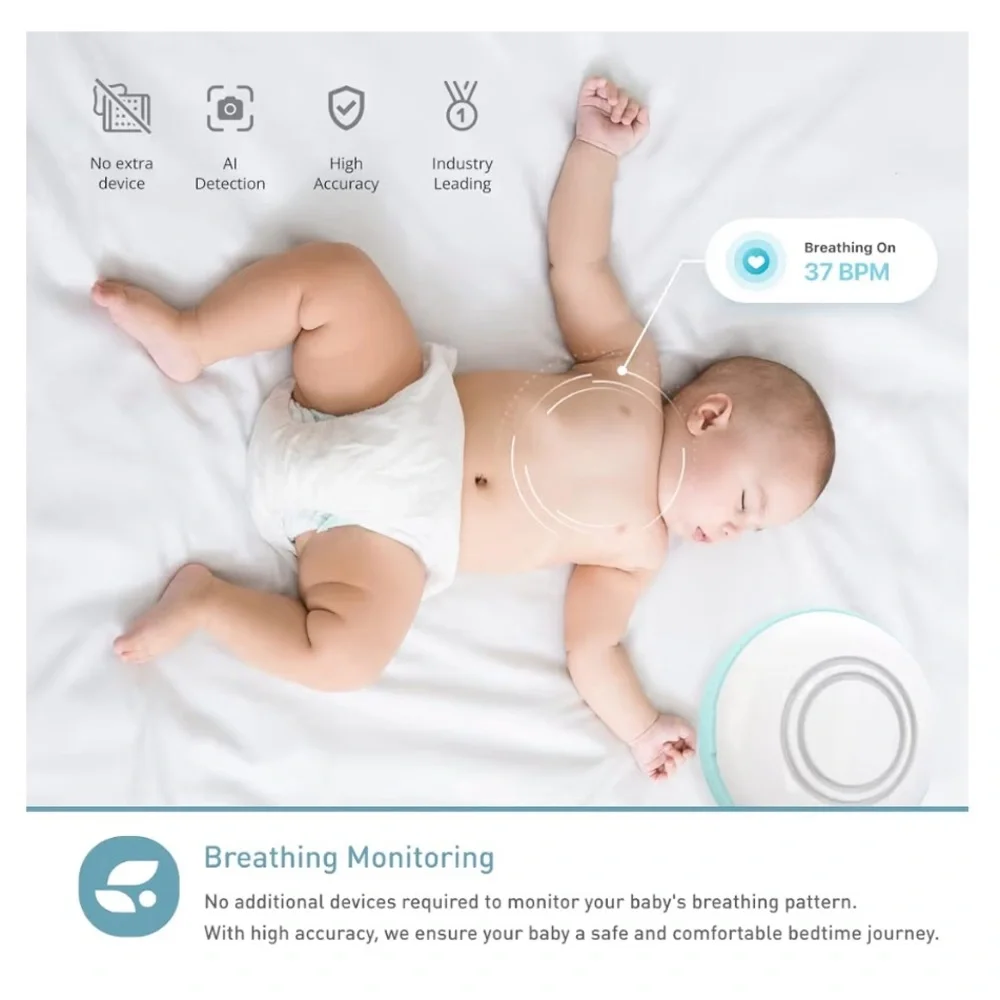 Lollipop smart Baby Monitor with true crying detection